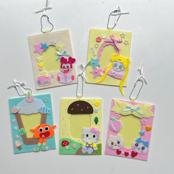 Handmade Felt Cardholder – Cute Hanging Photo & Card Frame