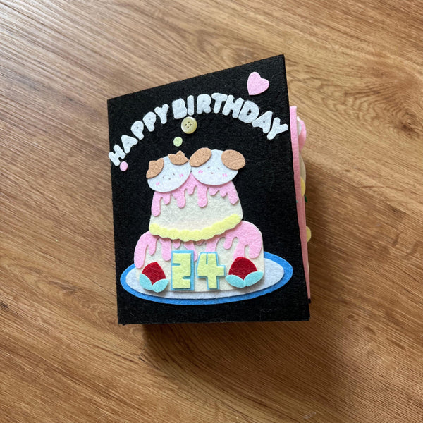 Handmade Felt Photo Album: Kawaii Keepsake Memory Book