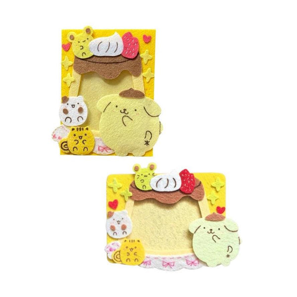 Handmade Felt Card Holder – Pudding & Animal Friends Theme